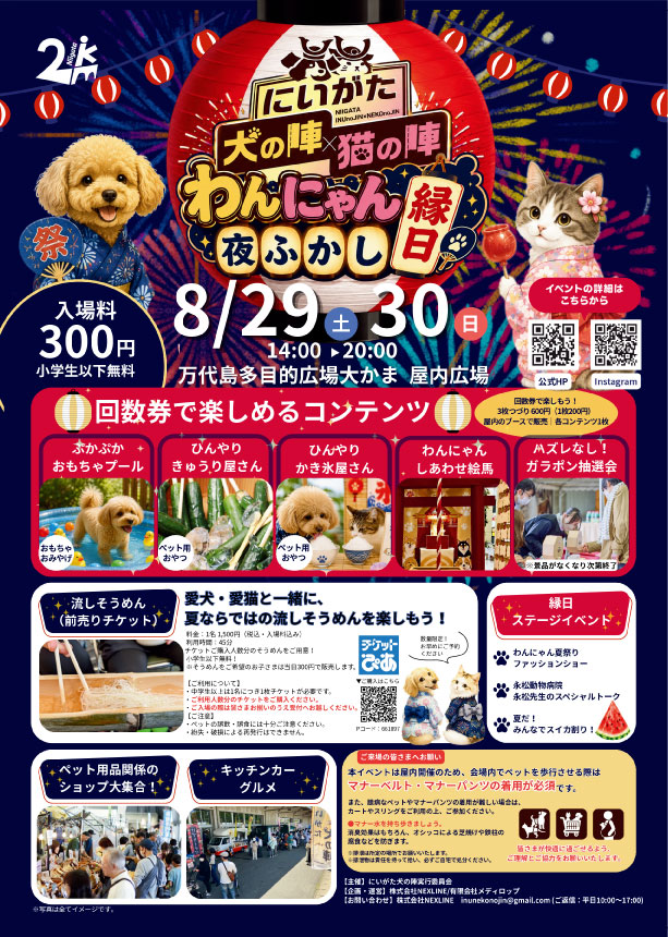 よふかし チラシデザイン A4
